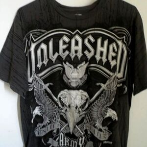 Unleashed Army Men's T-shirt Y2K Grunge By 762 Designs. Large